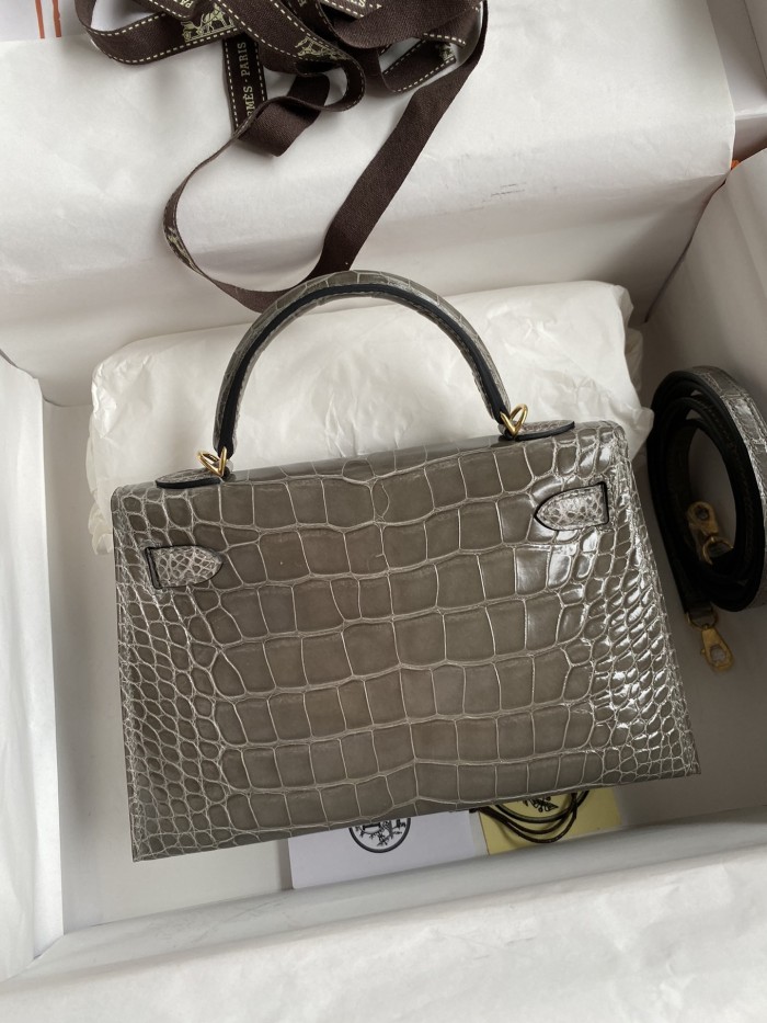 Mini 19 Kelly Alligator“19*13*7CM”-0048=