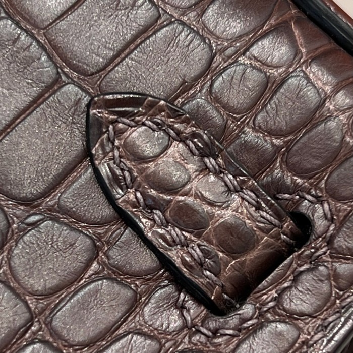 Mini Kelly 19 Matte Alligator“19*13*7CM”-0048=