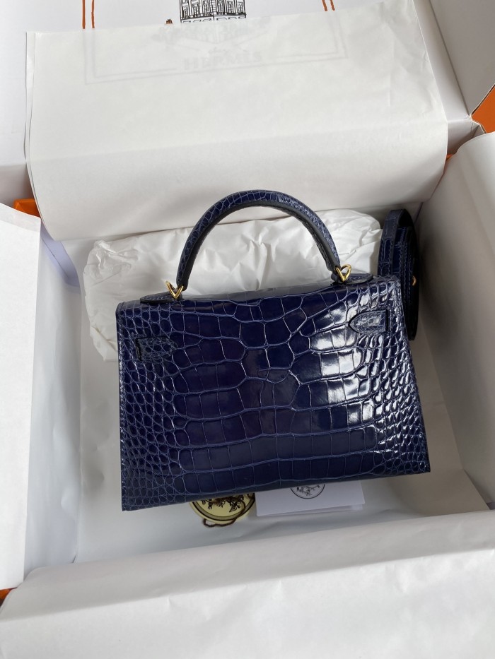 Mini 19 Kelly Alligator“19*13*7CM”-0048=
