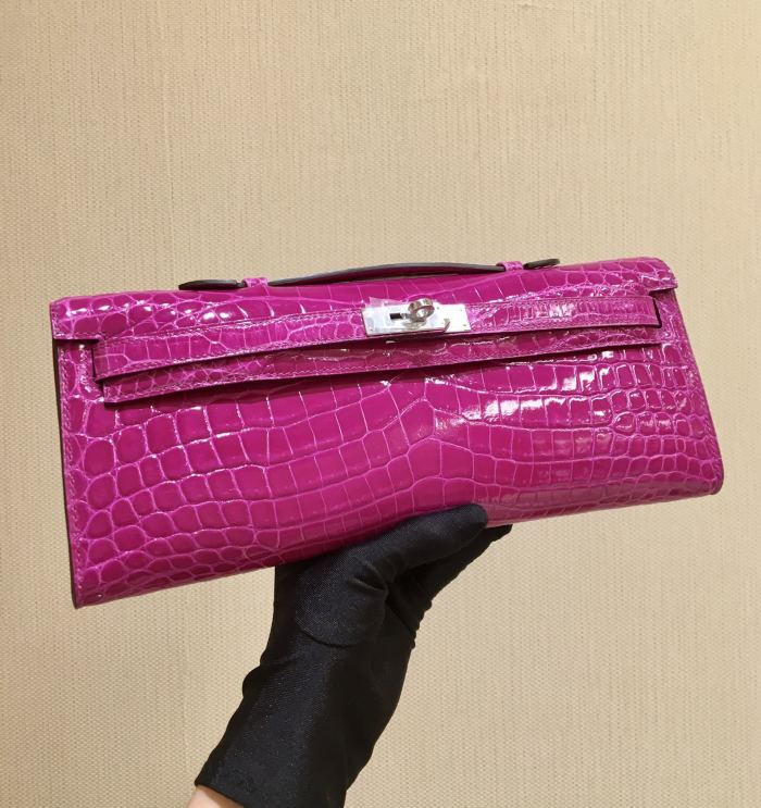 Kelly Cut Niloticus Crocodile“31*12*5CM”-0058=