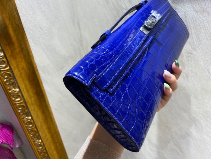 Kelly Cut Niloticus Crocodile“31*12*5CM”-0058=