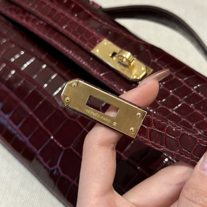 Kelly Cut 31 Porosus Crocodile“31*13*2.5CM”-0058=