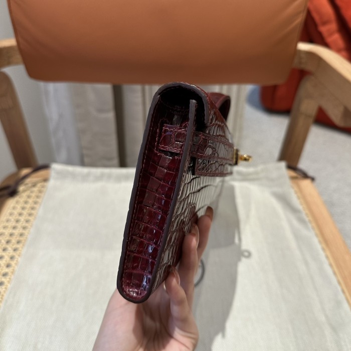 Kelly Cut 31 Porosus Crocodile“31*13*2.5CM”-0058=