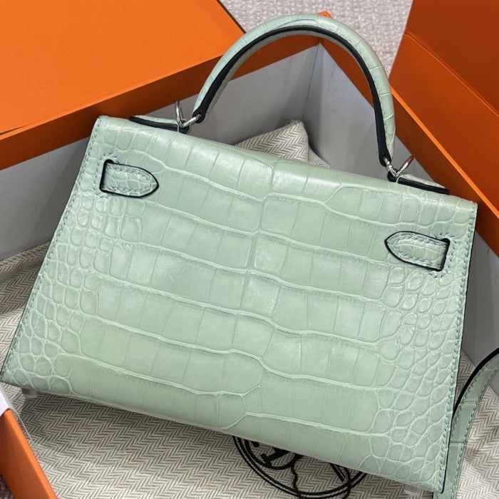 Mini 19 Kelly Alligator“19*13*7CM”-0048=