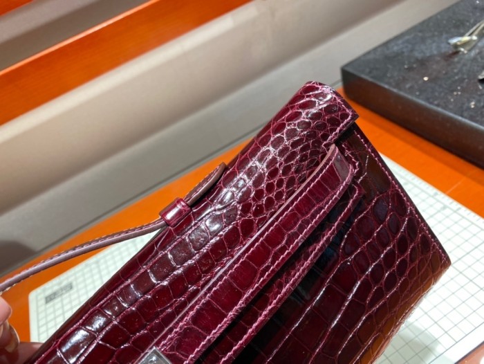 Kelly Cut Niloticus Crocodile“31*12*5CM”-0058=