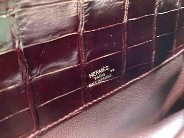 Kelly Cut Niloticus Crocodile“31*12*5CM”-0058=