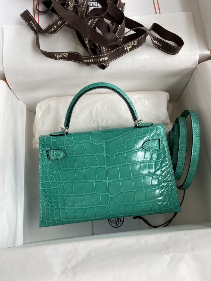 Mini 19 Kelly Alligator“19*13*7CM”-0048=