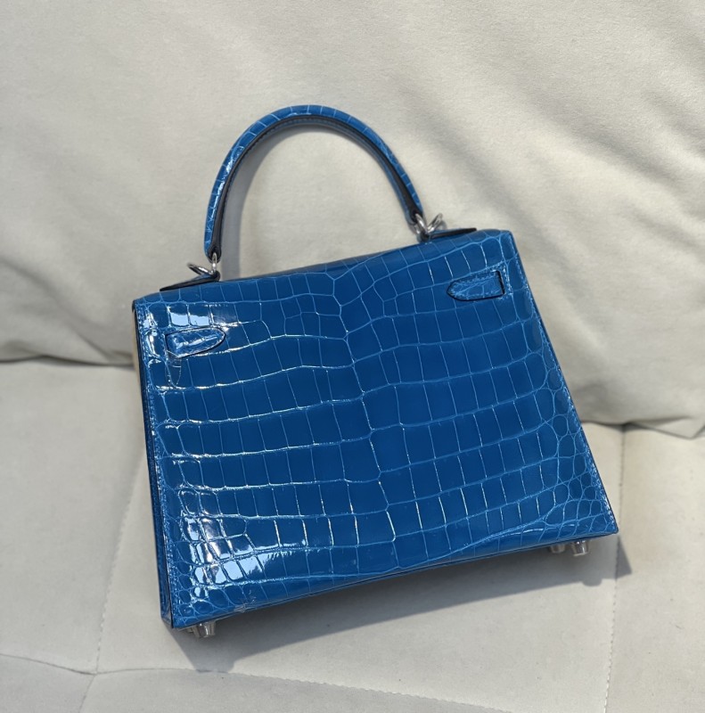 Kelly 25 Niloticus Crocodile“25*18*9.5CM”-0009=