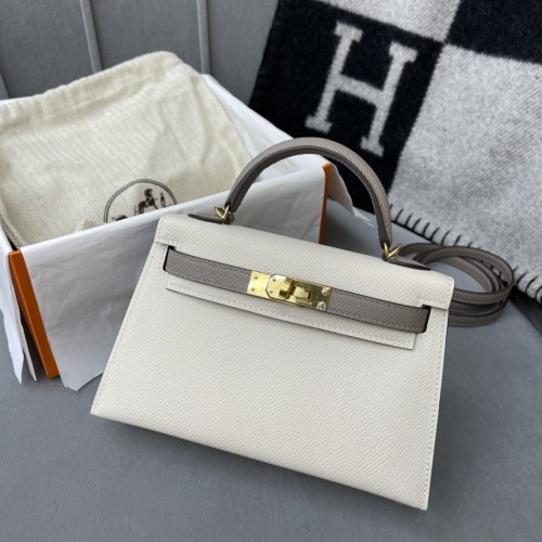 Mini Kelly  Epsom“19*13*7CM”-0011=