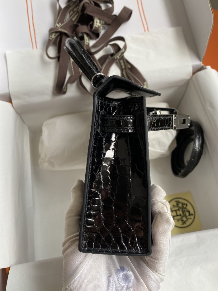Mini 19 Kelly Alligator“19*13*7CM”-0048=