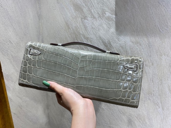 Kelly Cut Niloticus Crocodile“31*12*5CM”-0058=