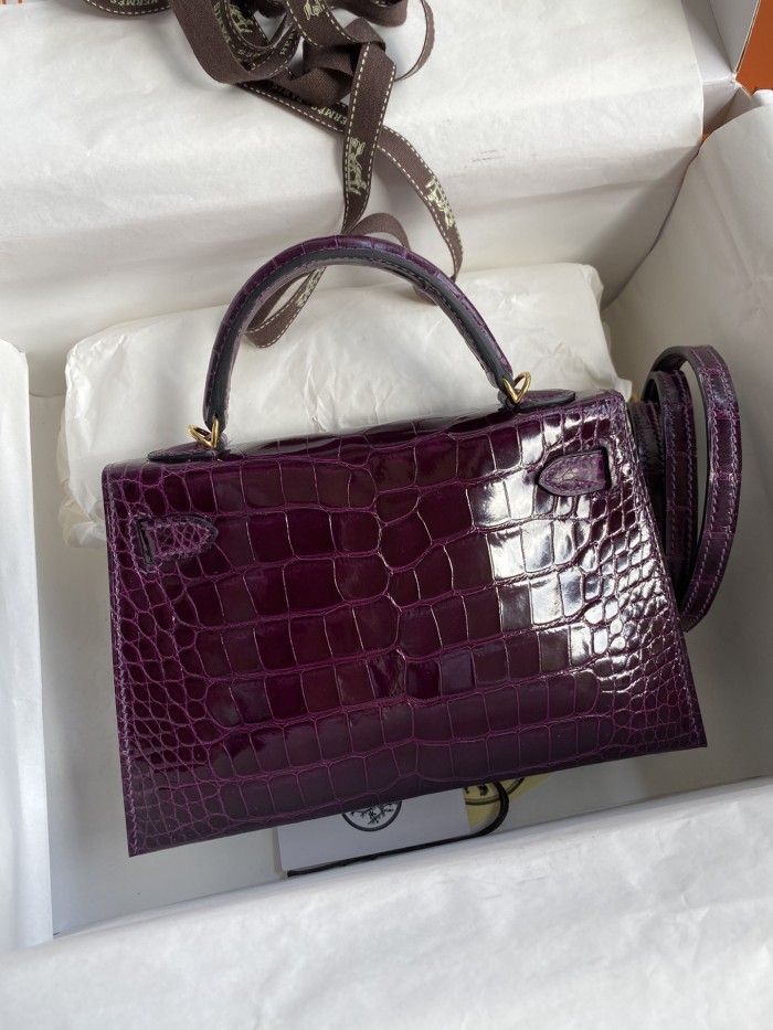 Mini 19 Kelly Alligator“19*13*7CM”-0048=