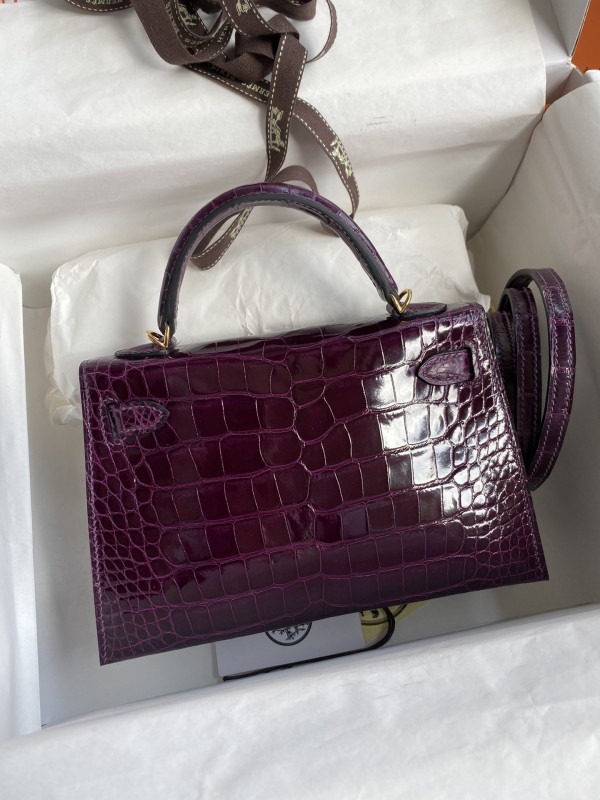 Mini 19 Kelly Alligator“19*13*7CM”-0048=
