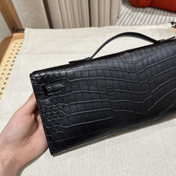 Kelly Cut 31 Porosus Crocodile“31*13*2.5CM”-0058=