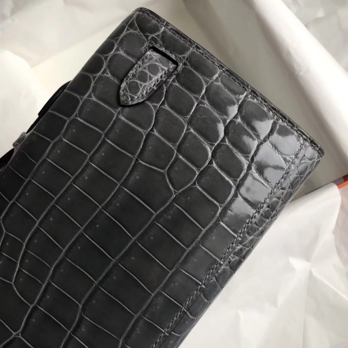 Kelly Cut Niloticus Crocodile“31*12*5CM”-0058=