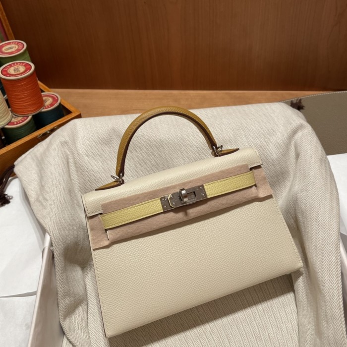 Mini Kelly  Epsom“19*13*7CM”-0011=