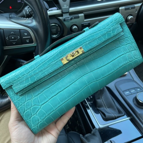 Kelly Cut 31 Matte Niloticus Crocodile“31*12*5CM”-0048=