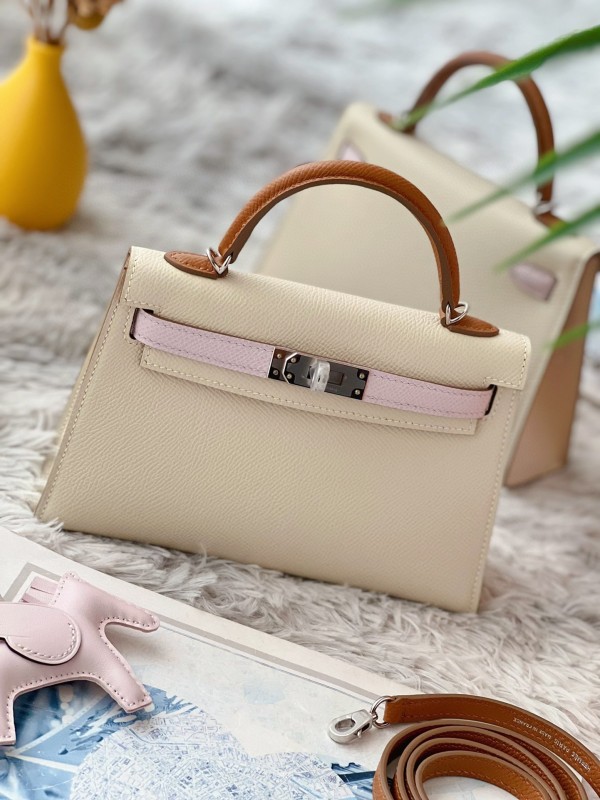 Mini Kelly  Epsom“19*13*7CM”-0011=