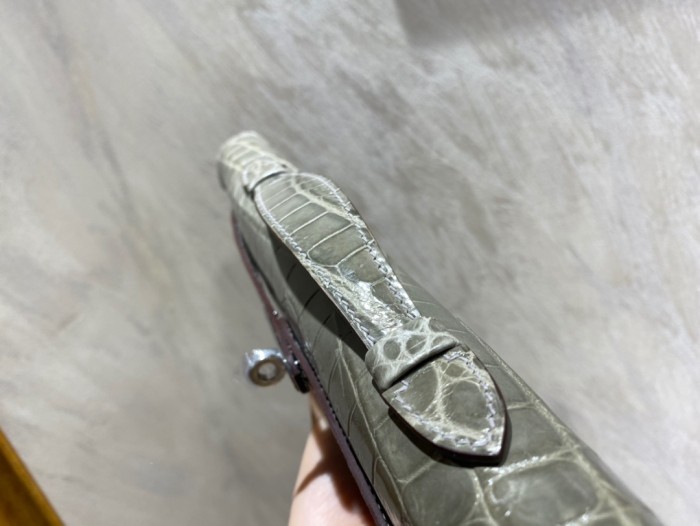 Kelly Cut Niloticus Crocodile“31*12*5CM”-0058=
