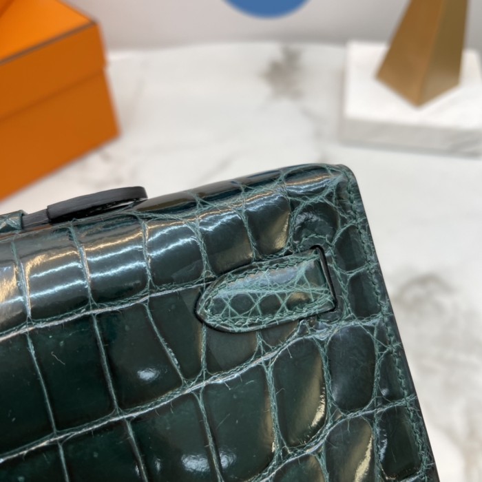 Kelly Cut Niloticus Crocodile“31*12*5CM”-0058=