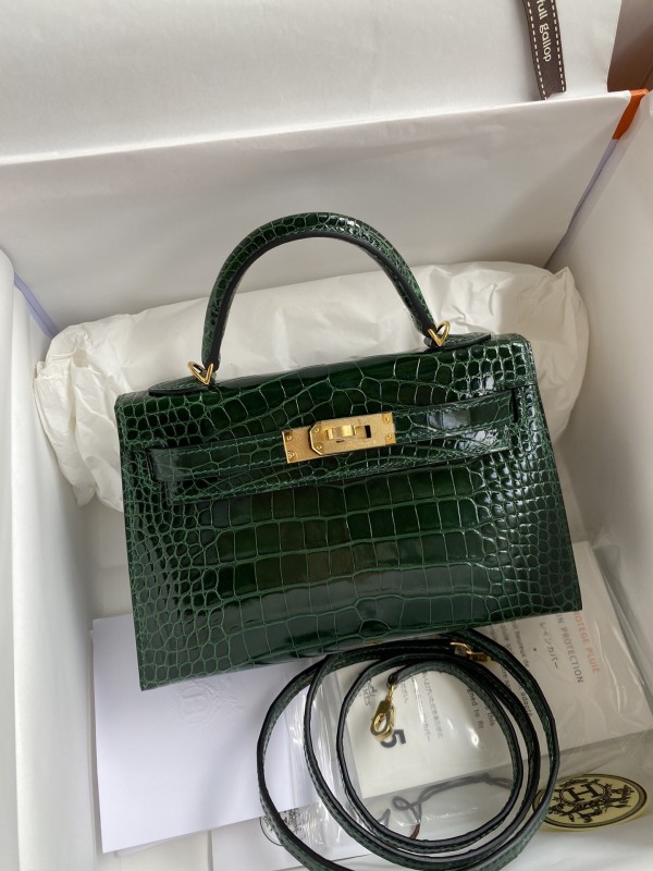 Mini 19 Kelly Alligator“19*13*7CM”-0048=