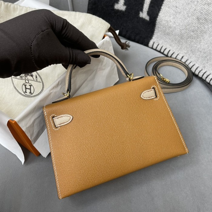 Mini Kelly  Epsom“19*13*7CM”-0011=