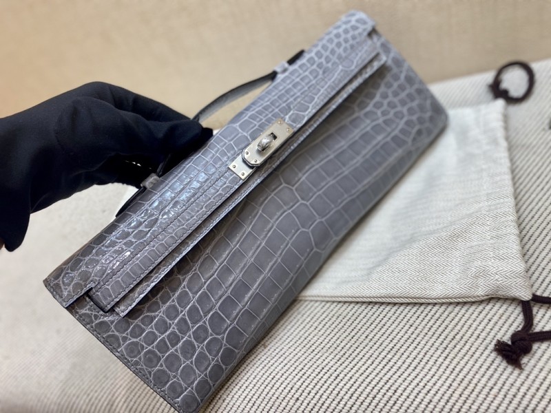 Kelly Cut Niloticus Crocodile“31*12*5CM”-0058=