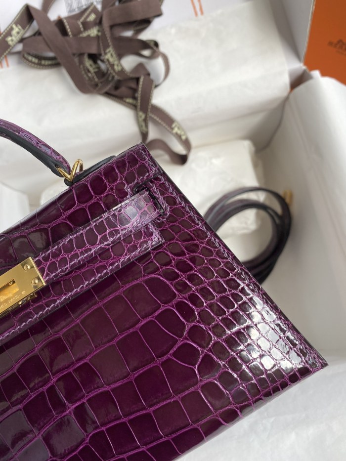 Mini 19 Kelly Alligator“19*13*7CM”-0048=