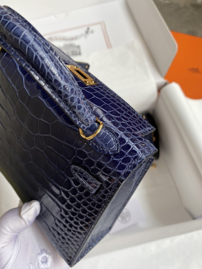 Mini 19 Kelly Alligator“19*13*7CM”-0048=