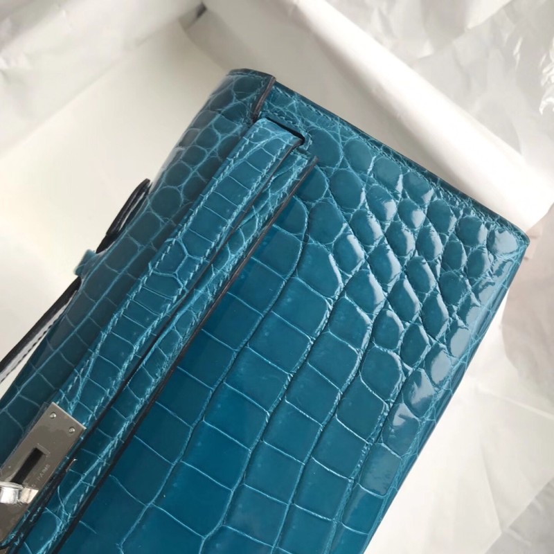 Kelly Cut Niloticus Crocodile“31*12*5CM”-0058=
