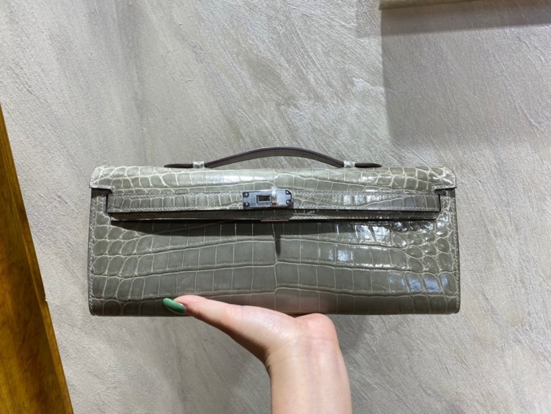 Kelly Cut Niloticus Crocodile“31*12*5CM”-0058=