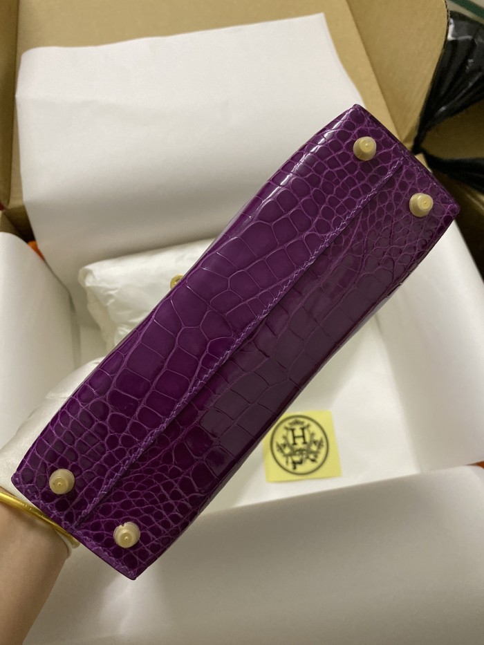 Mini 19 Kelly Alligator“19*13*7CM”-0048=