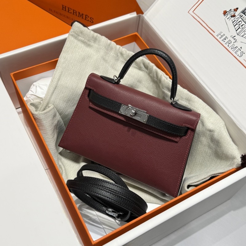 Mini Kelly  Epsom“19*13*7CM”-0011=