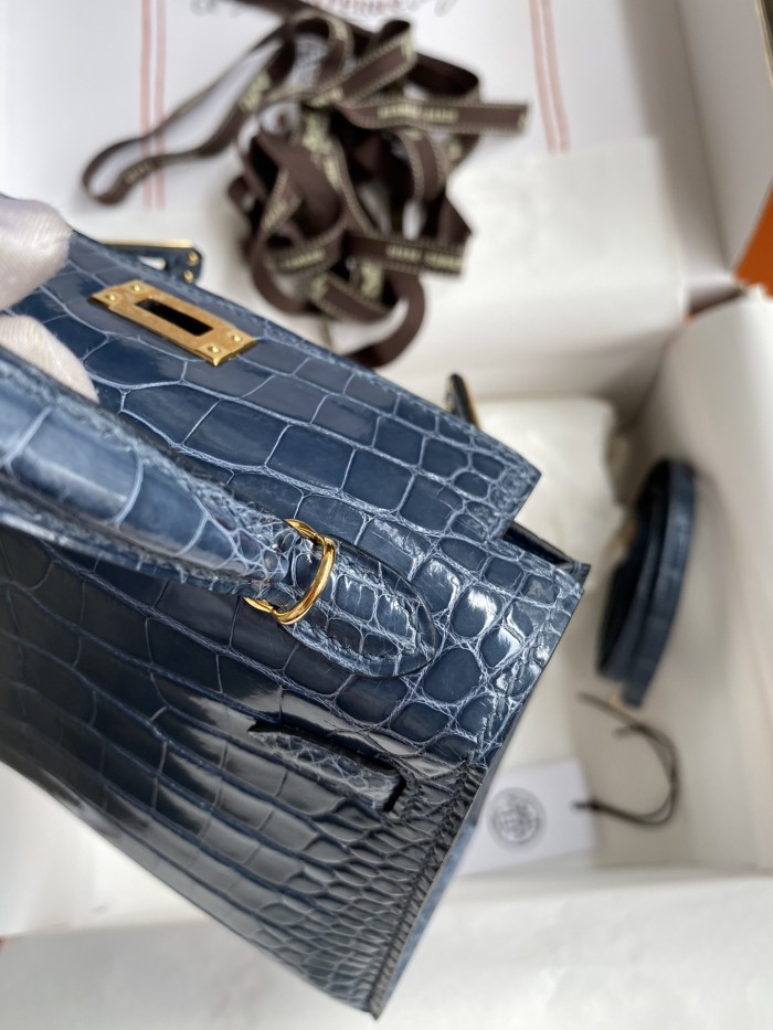 Mini 19 Kelly Alligator“19*13*7CM”-0048=