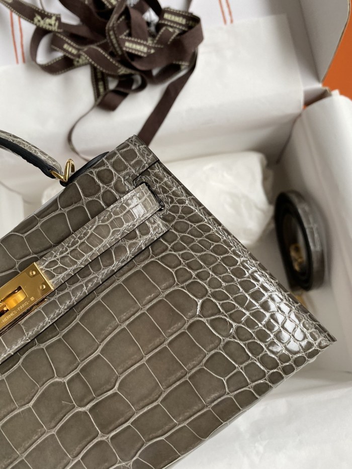 Mini 19 Kelly Alligator“19*13*7CM”-0048=