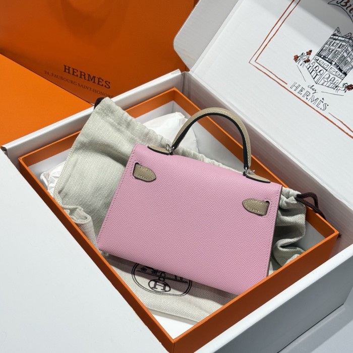 Mini Kelly  Epsom“19*13*7CM”-0011=