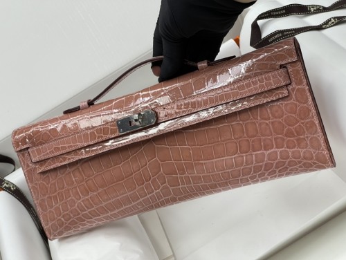 Kelly Cut Niloticus Crocodile“31*12*5CM”-0058=