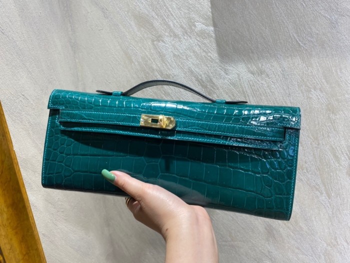 Kelly Cut Niloticus Crocodile“31*12*5CM”-0058=