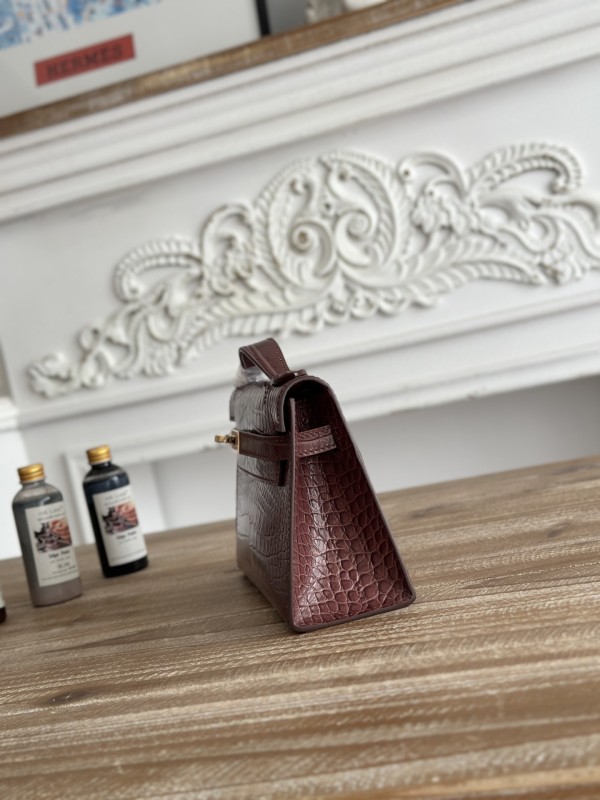 Mini Kelly Cowhide“22*14*8CM”-0011=