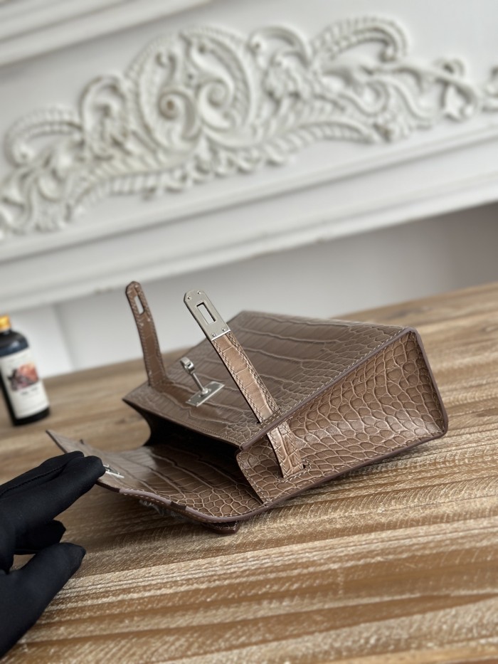 Mini Kelly Cowhide“22*14*8CM”-0011=