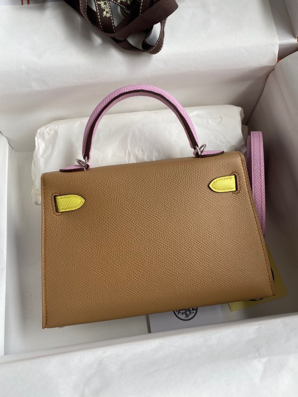 Mini Kelly  Epsom“19*13*7CM”-0011=