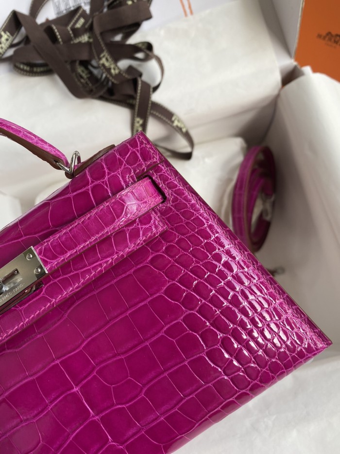 Mini 19 Kelly Alligator“19*13*7CM”-0048=