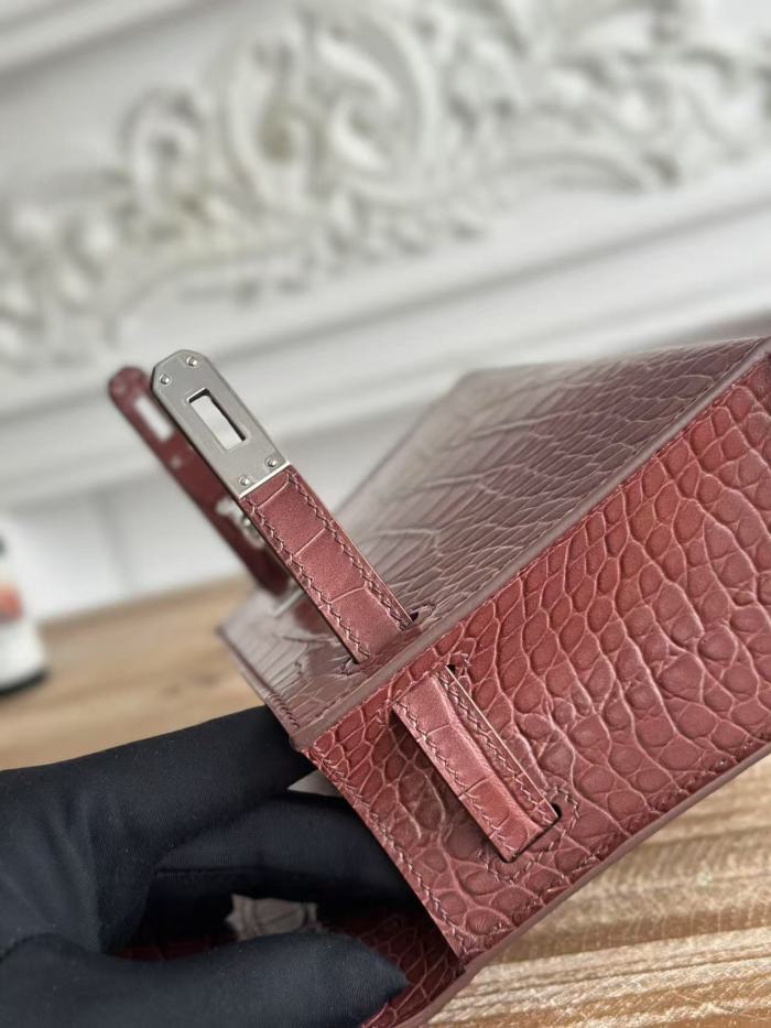 Mini Kelly Cowhide“22*14*8CM”-0011=