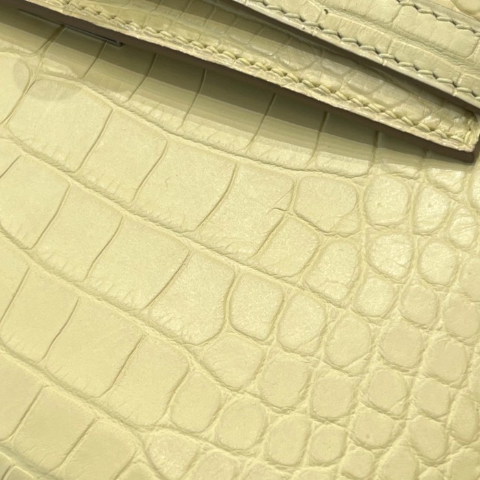 Mini Kelly 19 Matte Alligator“19*13*7CM”-0048=
