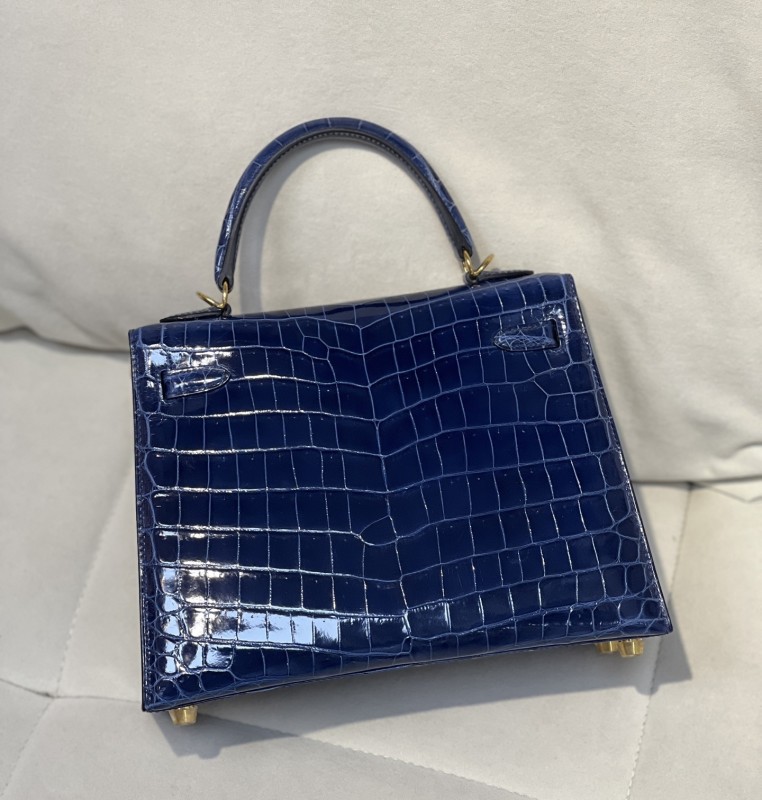 Kelly 25 Niloticus Crocodile“25*18*9.5CM”-0009=