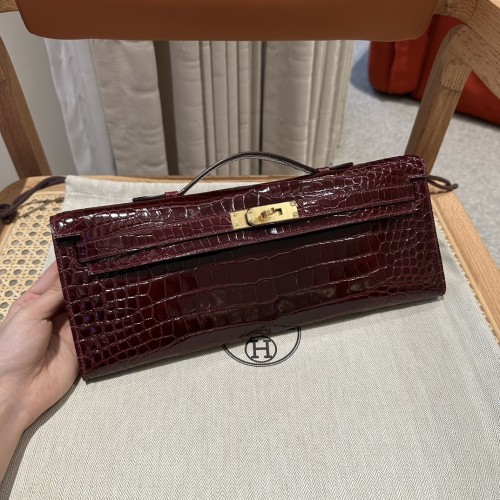 Kelly Cut 31 Porosus Crocodile“31*13*2.5CM”-0058=