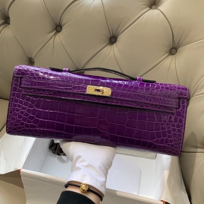 Kelly Cut 31 Porosus Crocodile“31*13*2.5CM”-0058=
