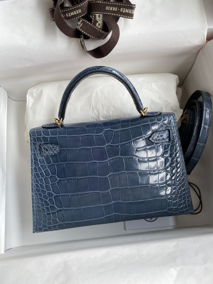 Mini 19 Kelly Alligator“19*13*7CM”-0048=
