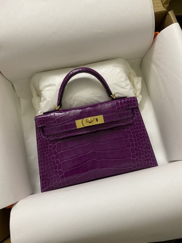 Mini 19 Kelly Alligator“19*13*7CM”-0048=