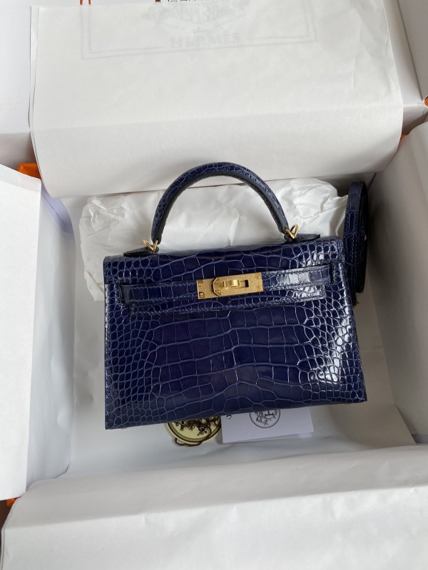 Mini 19 Kelly Alligator“19*13*7CM”-0048=
